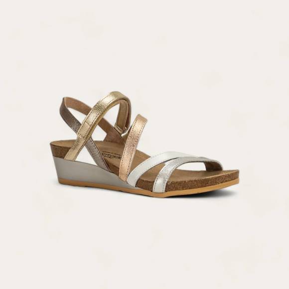 Naot | Shoes | New Naot Womens Hero Sandal In Soft Metalic Pearl Whit ...